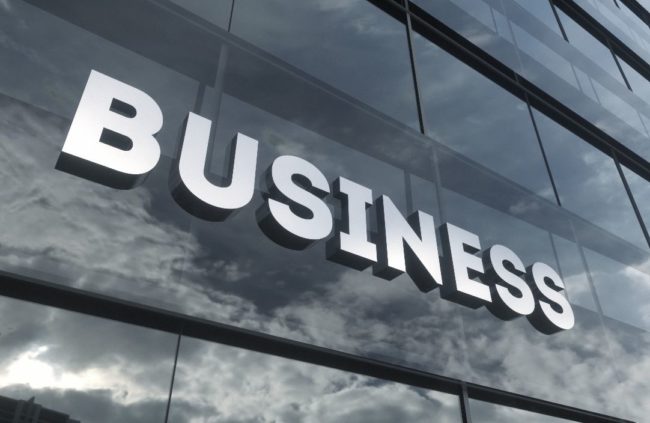 enseigne d'entreprise