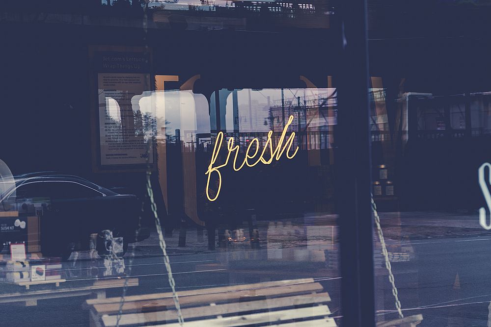 enseigne magasin fresh